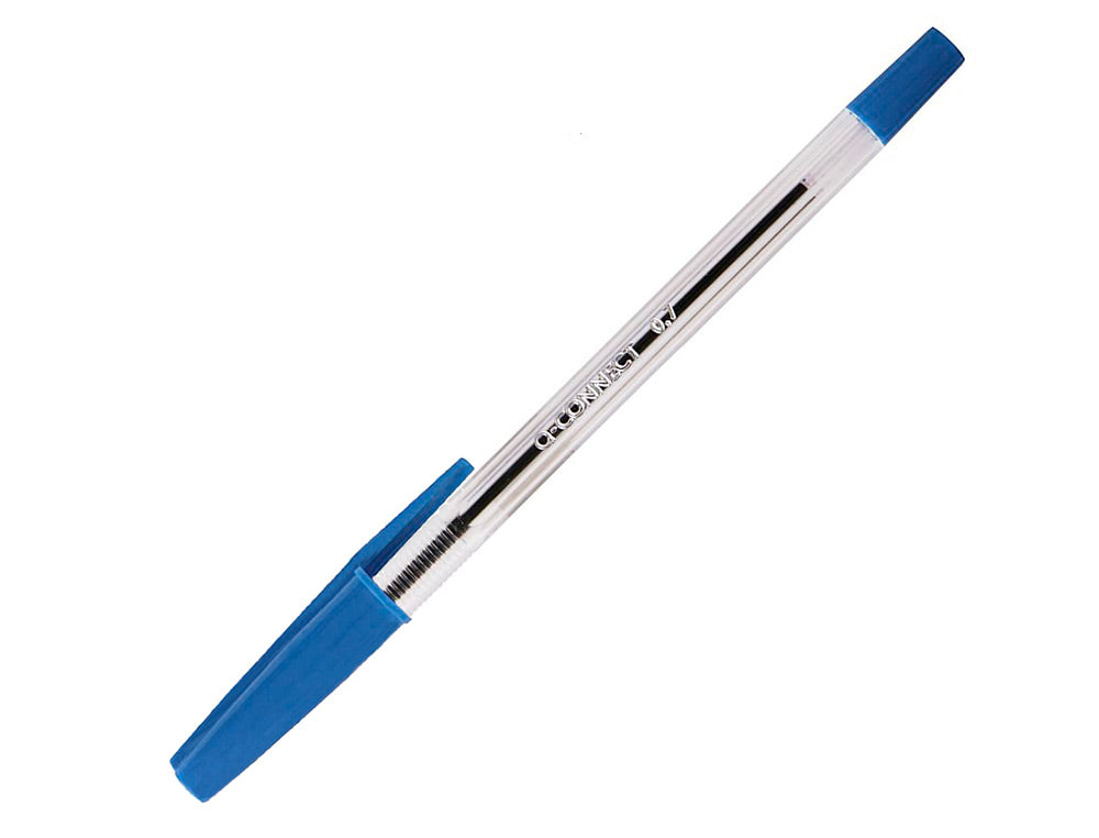 Boligrafo transparente q-connect kf26039