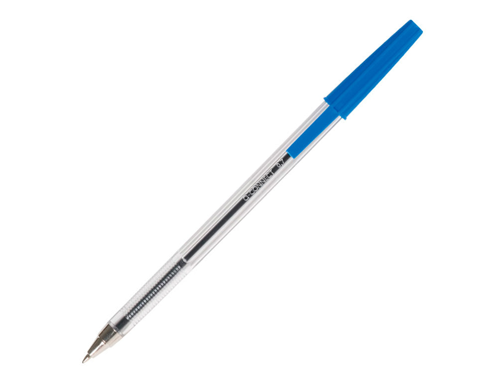 Boligrafo transparente q-connect kf26039