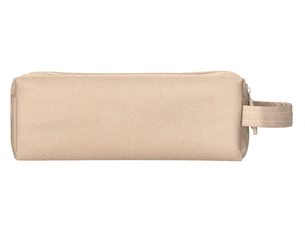 Estuche portatodo liderpapel classic rectangular con asa 2 cremalleras 210 x80mm 