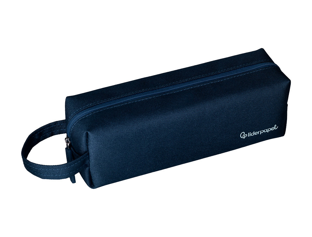 Estuche portatodo liderpapel classic rectangular con asa 210x70mm